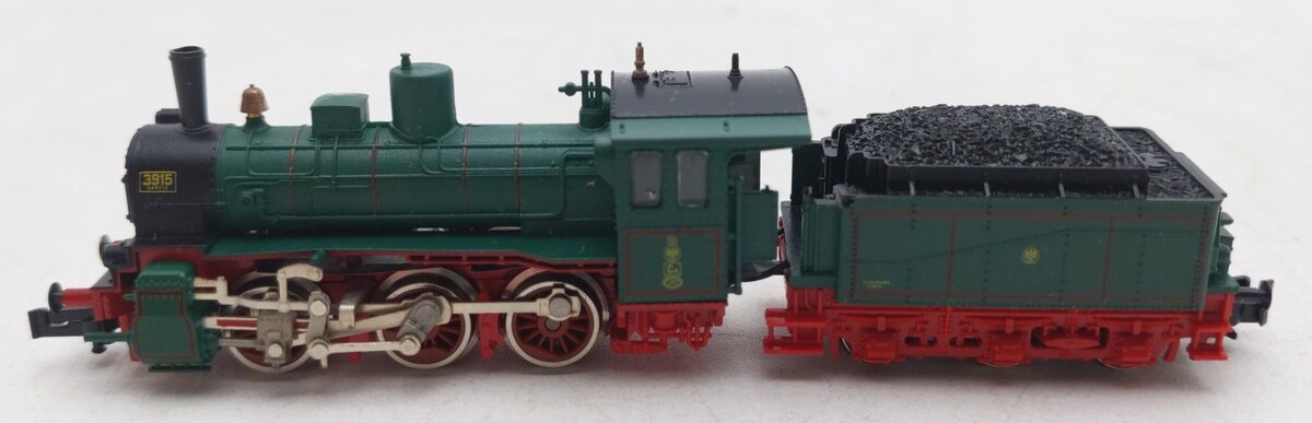 Fleischmann 7812 N Scale DB Piccolo Steam Locomotive & Tender #3915 LN/Box