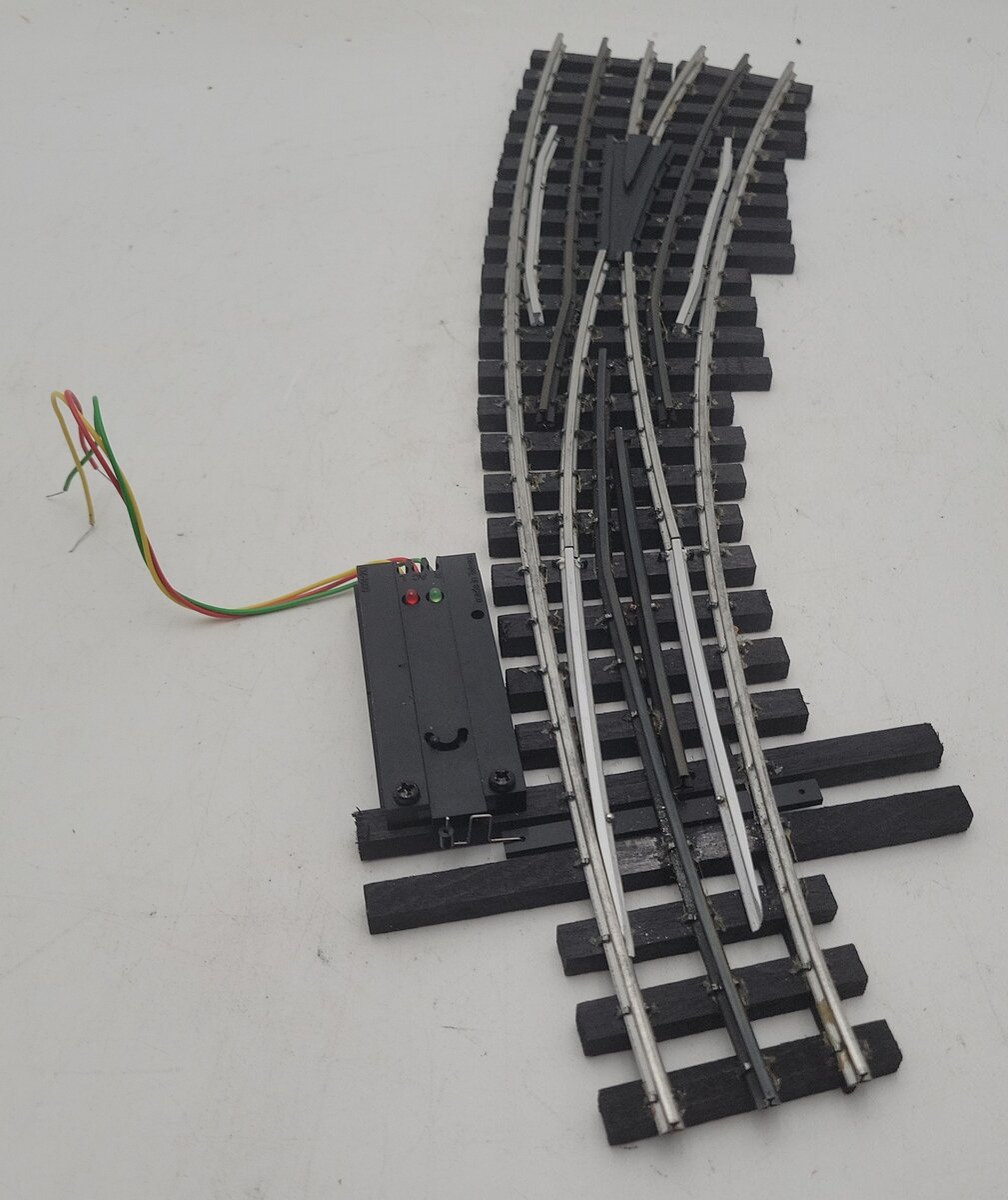 Ross 160M Right Hand Curved Switch Turnout with DZ-1000  VG/Box
