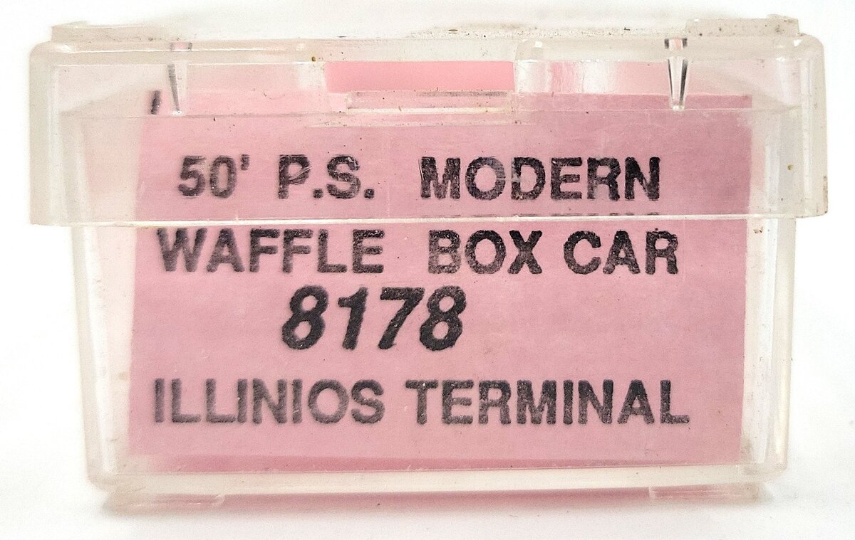 Roundhouse 8178 N Scale Illinois Terminal 50' P.S. Modern Waffle Box Car #7489 EX/Box