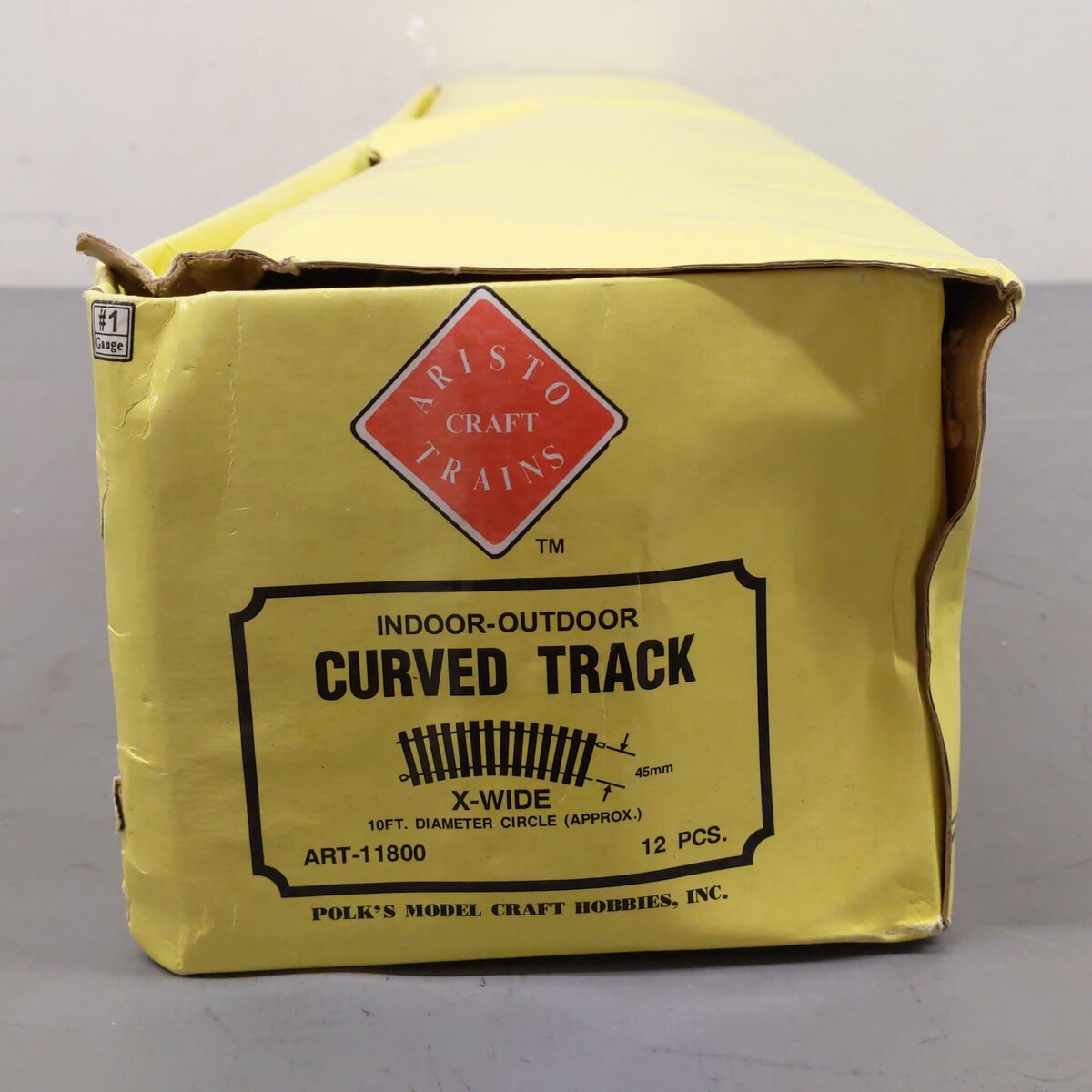 Aristo-Craft 11800 G Euro-Style Brass 10 Ft. Diameter Curved Track Sections (12) LN/Box