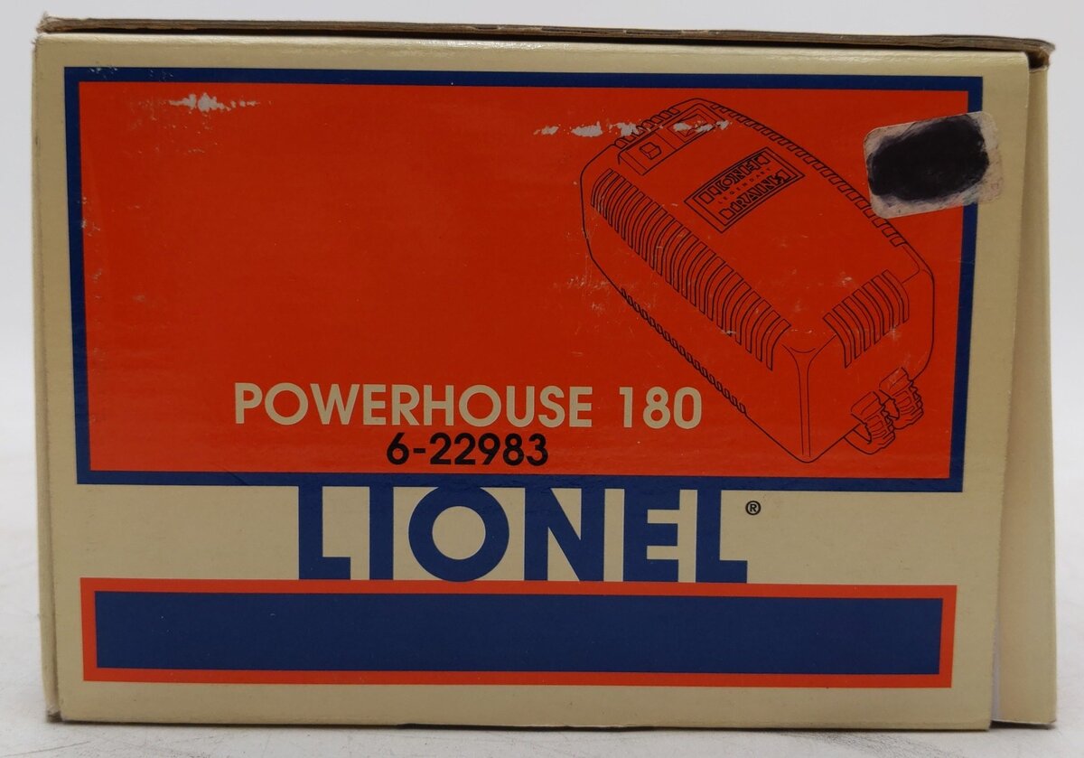 Lionel 6-22983 O 180 Watt Powerhouse Power Supply EX/Box