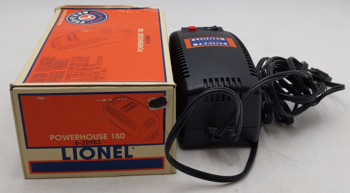 Lionel 6-22983 O 180 Watt Powerhouse Power Supply EX/Box