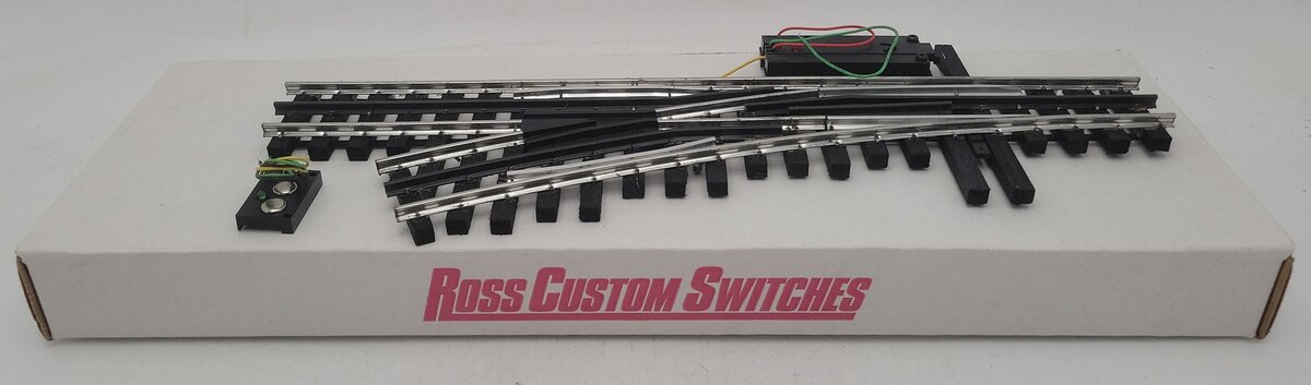 Ross 121M O64 Left Hand with DZ-1000 Remote Switch Turnout VG/Box