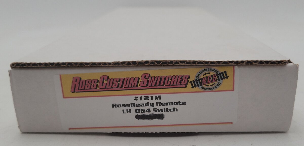 Ross 121M O64 Left Hand with DZ-1000 Remote Switch Turnout VG/Box