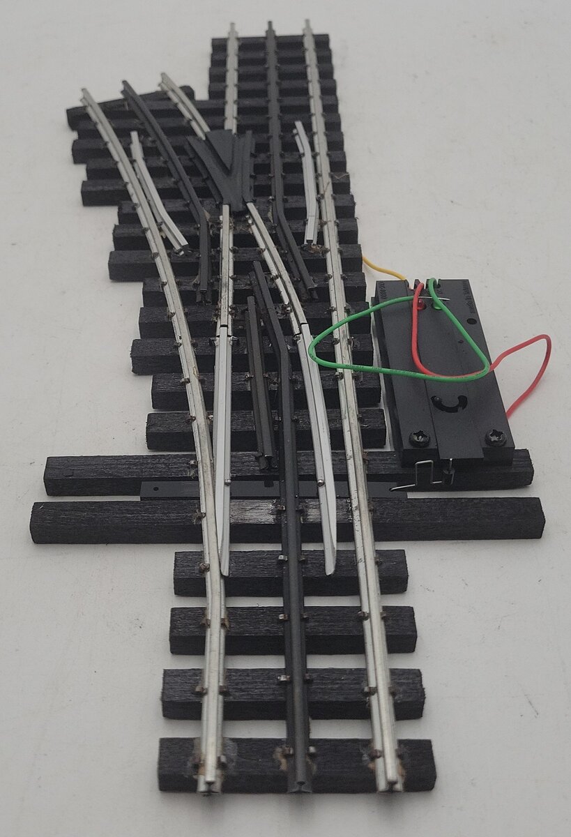 Ross 121M O64 Left Hand with DZ-1000 Remote Switch Turnout VG/Box
