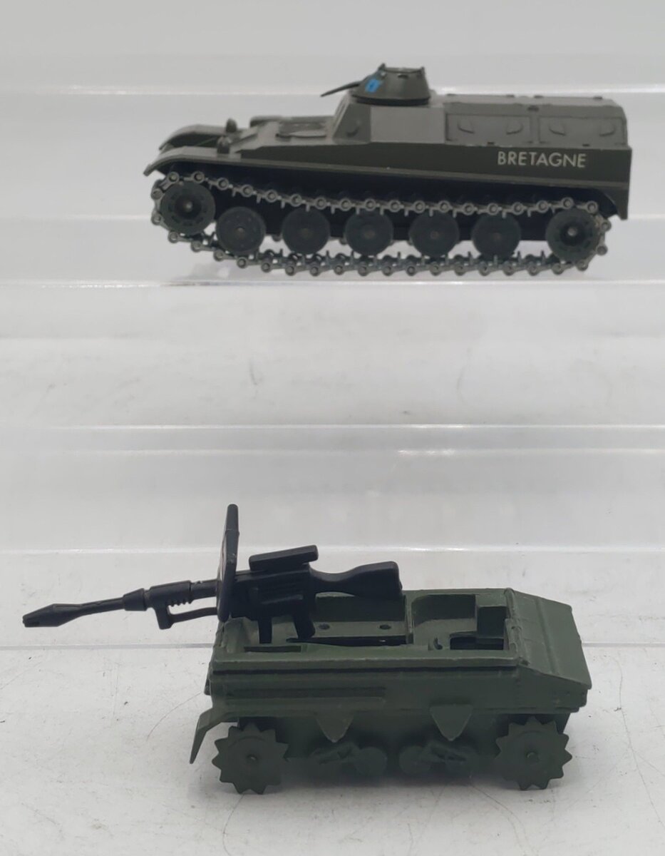 Dinky & Solido 1/50 Scale Diecast Military Vehicles: 162A, 227 [2] EX