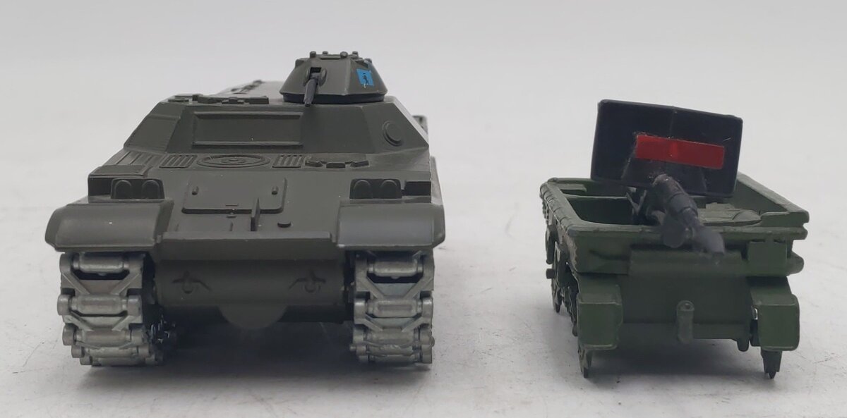 Dinky & Solido 1/50 Scale Diecast Military Vehicles: 162A, 227 [2] EX
