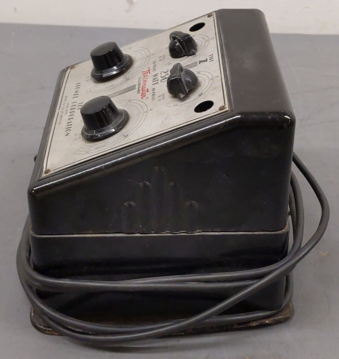 Lionel O Postwar Type Z 250 Watt Trainmaster Transformer VG