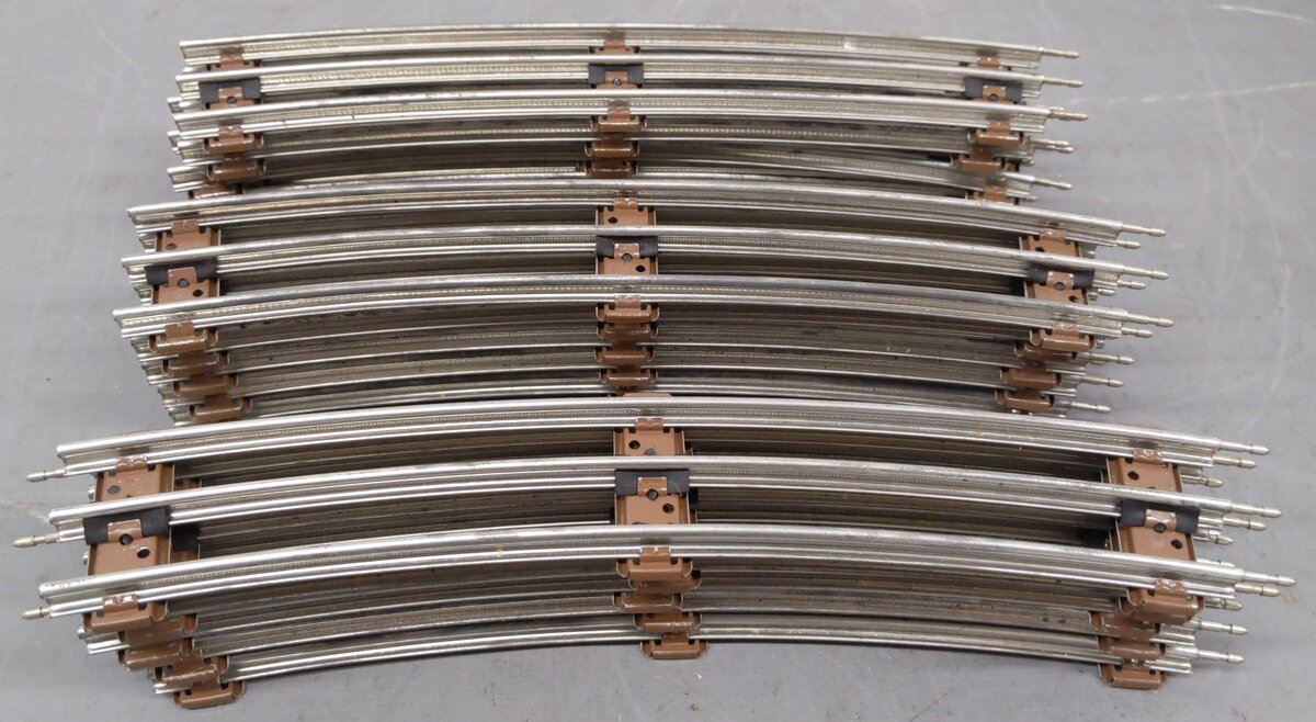 Lionel 6-65033 O-27 Regular Tubular Curved Track Section (15) EX