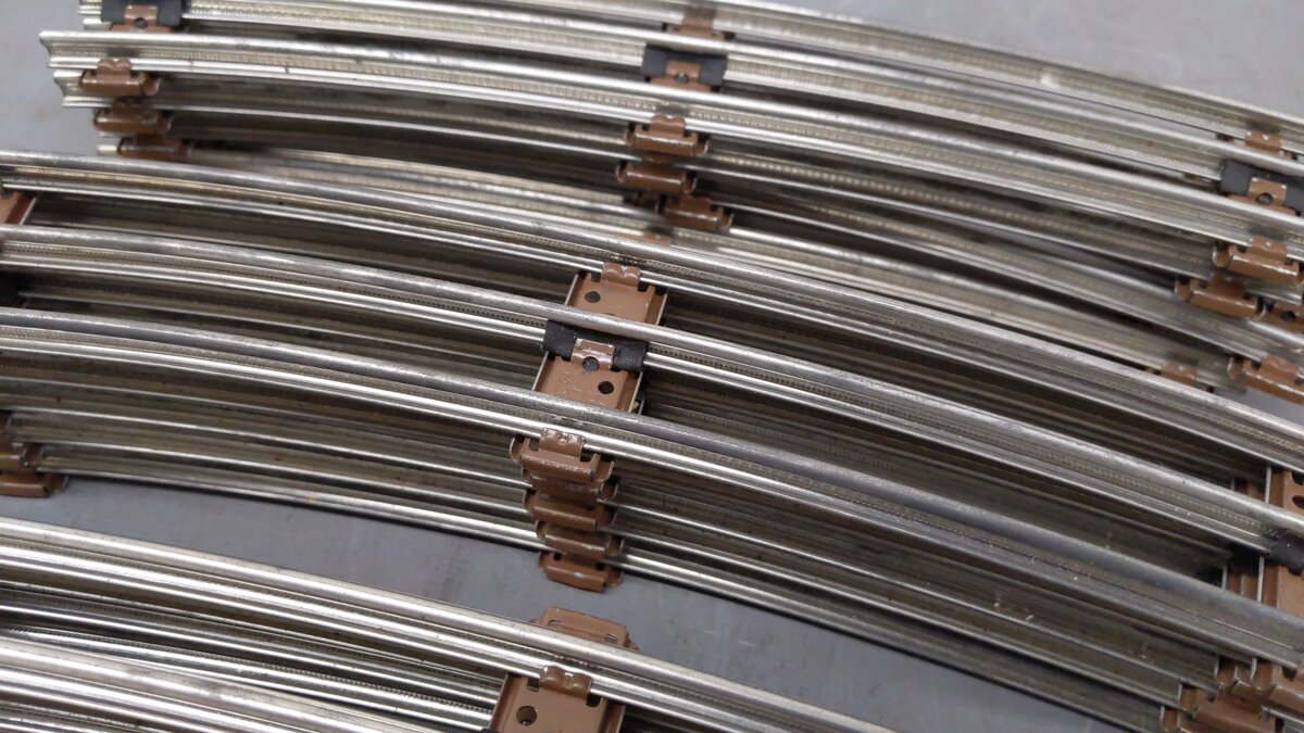 Lionel 6-65033 O-27 Regular Tubular Curved Track Section (15) EX
