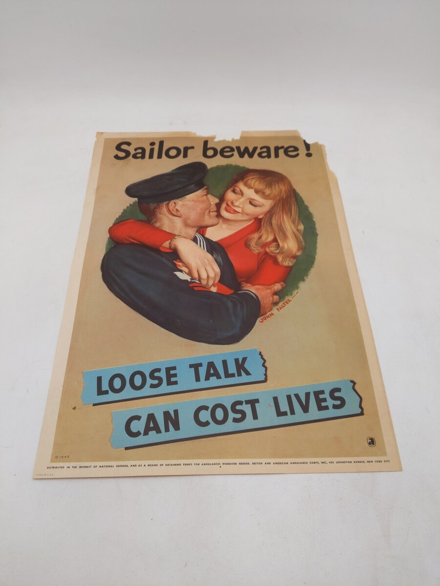 Loose Talk Can Cost Lives by John Falter