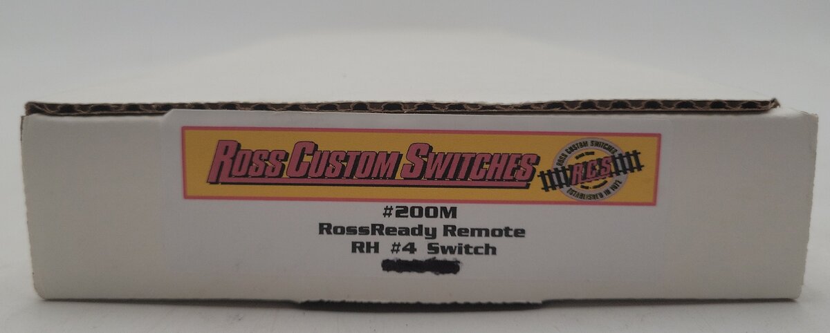 Ross 200M O Right Hand Switch Turnout with DZ 1000 Control VG/Box
