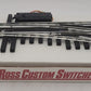 Ross 200M O Right Hand Switch Turnout with DZ 1000 Control VG/Box