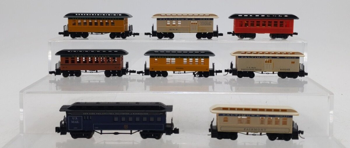 Bachmann & Other N Scale Assorted Passenger Cars [8] EX