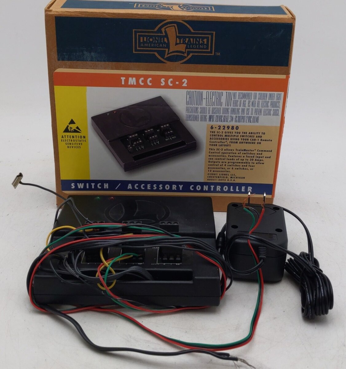 Lionel 6-22980 TMCC SC-2 Switch & Accessory Controller EX/Box