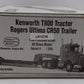 CCM 1:48 Scale Diecast Kenworth T800 Tractor Roger Ultima CR50 Trailer EX/Box