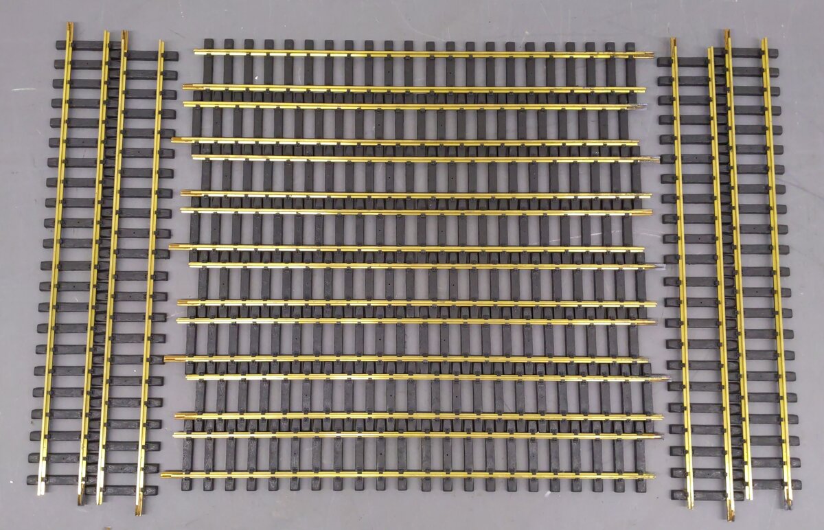 Aristo-Craft 30060 G Scale Brass 24 Inch USA Style Straight Track (12) VG