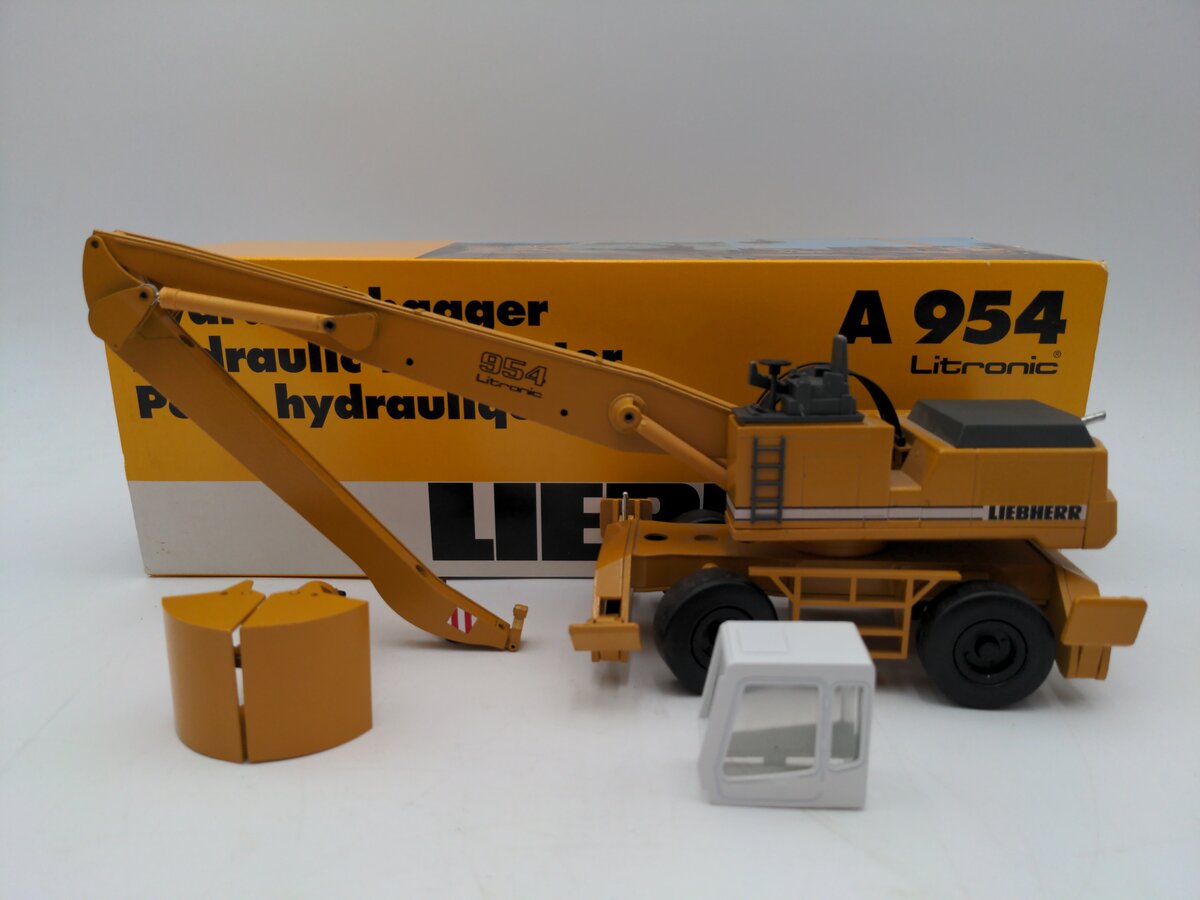 Conrad 2839 1:50 Scale Diecast Liebherr 954 Litronic Hydraulic Excavator/Box