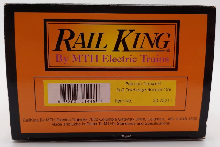 MTH 30-75211 O Gauge Pullman Transport PS-2 Discharge Hopper Car #1776 EX/Box