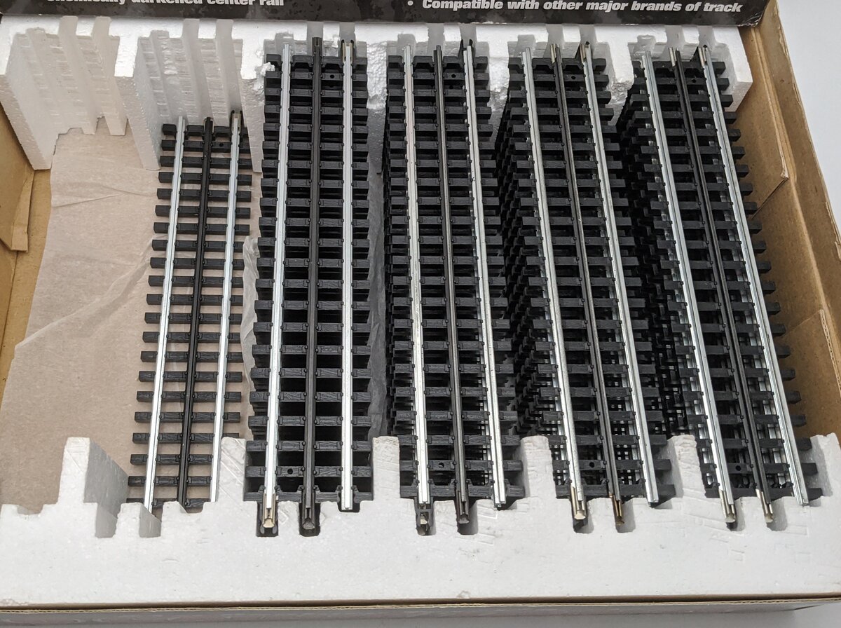 Atlas 96050 O Scale 10" Straight Track (33) LN/Box