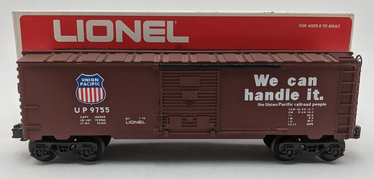 Lionel 6-9755 O Gauge Union Pacific Boxcar EX/Box