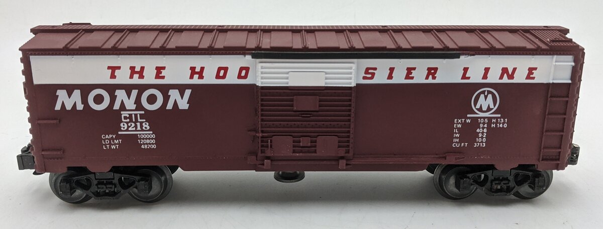Lionel 6-9218 O Gauge Monon Mail Operating Boxcar EX/Box