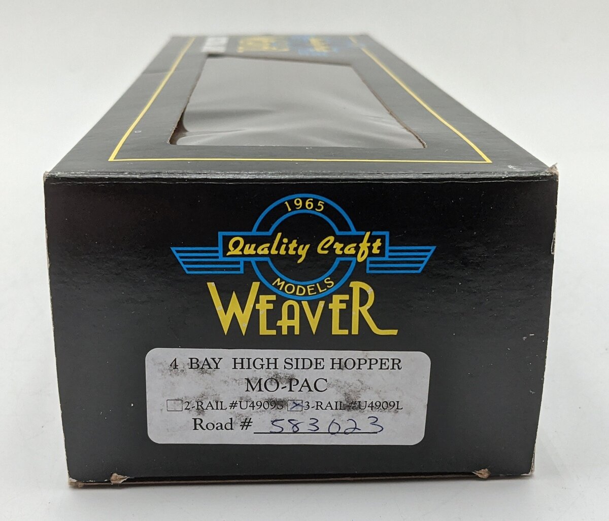 Weaver U4909L O Gauge MO-PAC 4-Bay High Side Hopper Car LN/Box