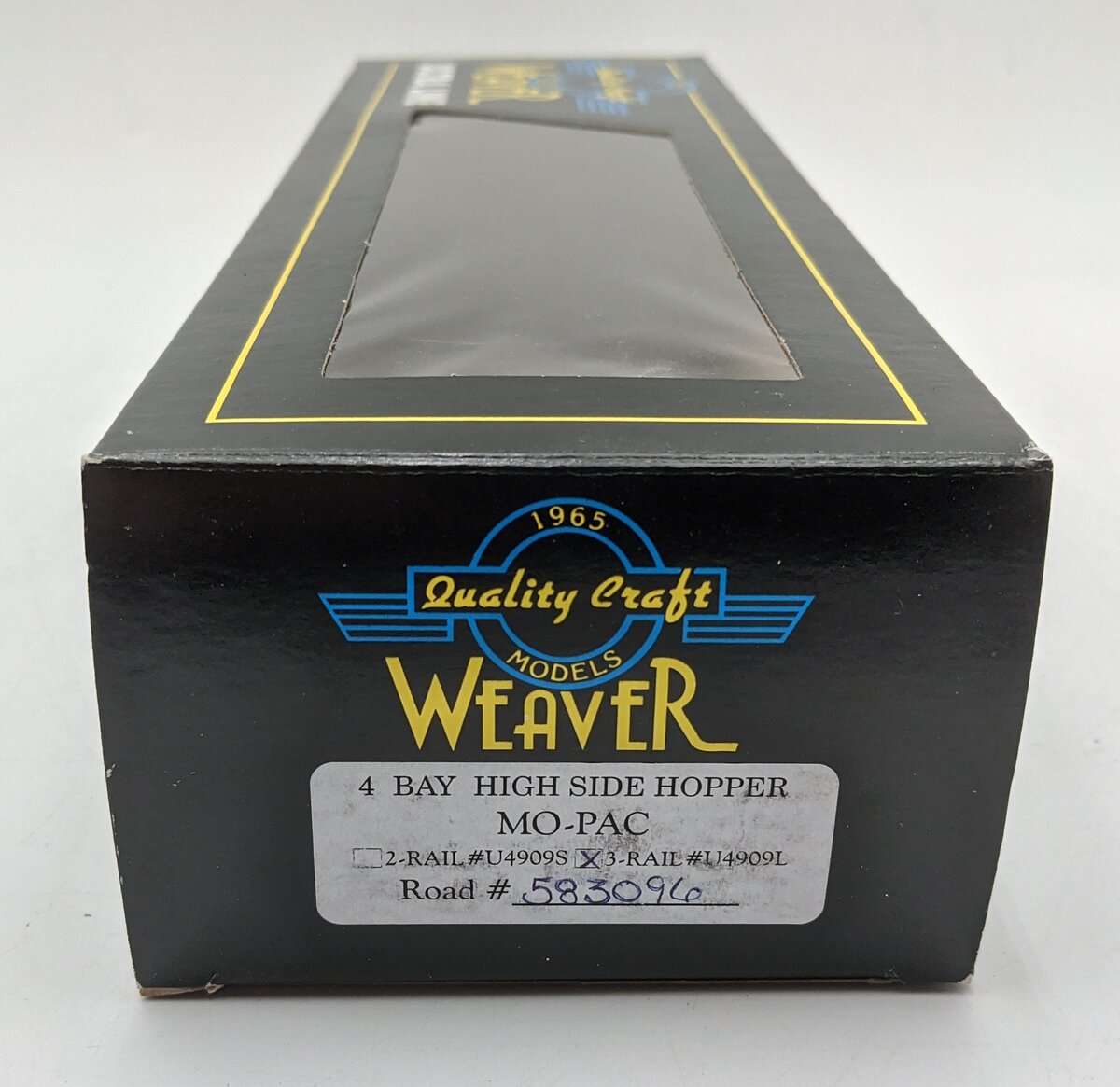 Weaver U4909L O Gauge MO-PAC 4-Bay High Side Hopper Car LN/Box