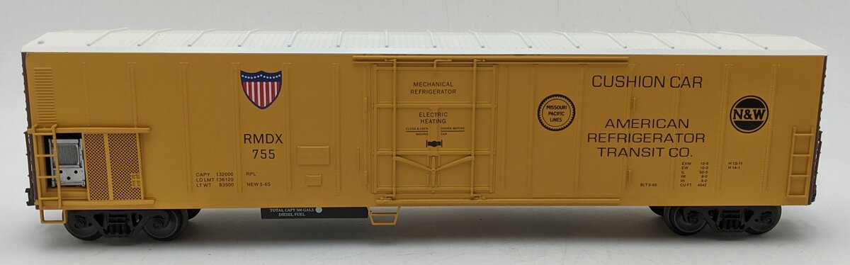 Weaver U12009L O Gauge Norfolk & Western 57' Mechanical Reefer Car #755 LN/Box