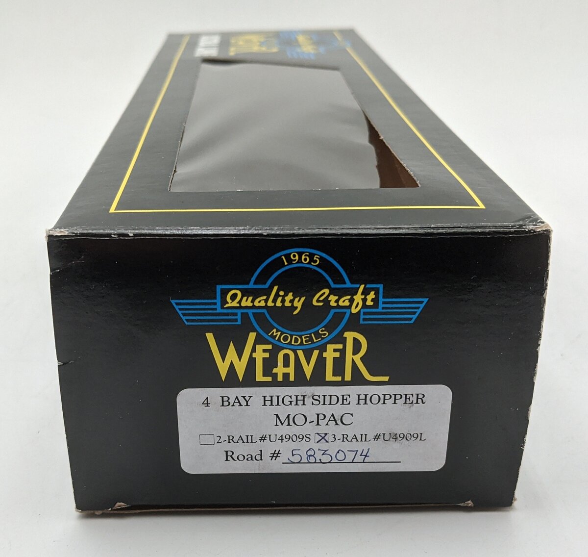 Weaver U4909L O Gauge MO-PAC 4-Bay High Side Hopper Car LN/Box