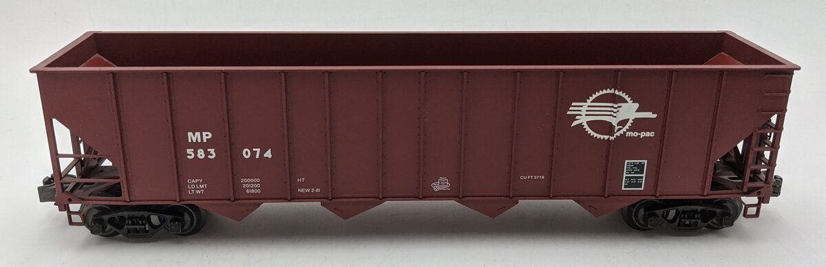Weaver U4909L O Gauge MO-PAC 4-Bay High Side Hopper Car LN/Box