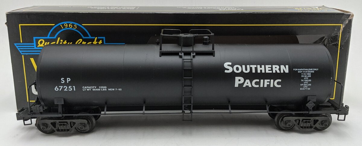 Weaver U4512LD O Scale Southern Pacific 50' Tank Car #67251 LN/Box