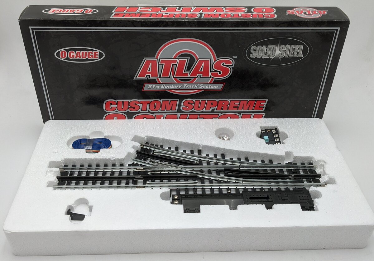 Atlas 96071 O O54 Solid Steel Right Hand Remote Switch Turnout EX/Box