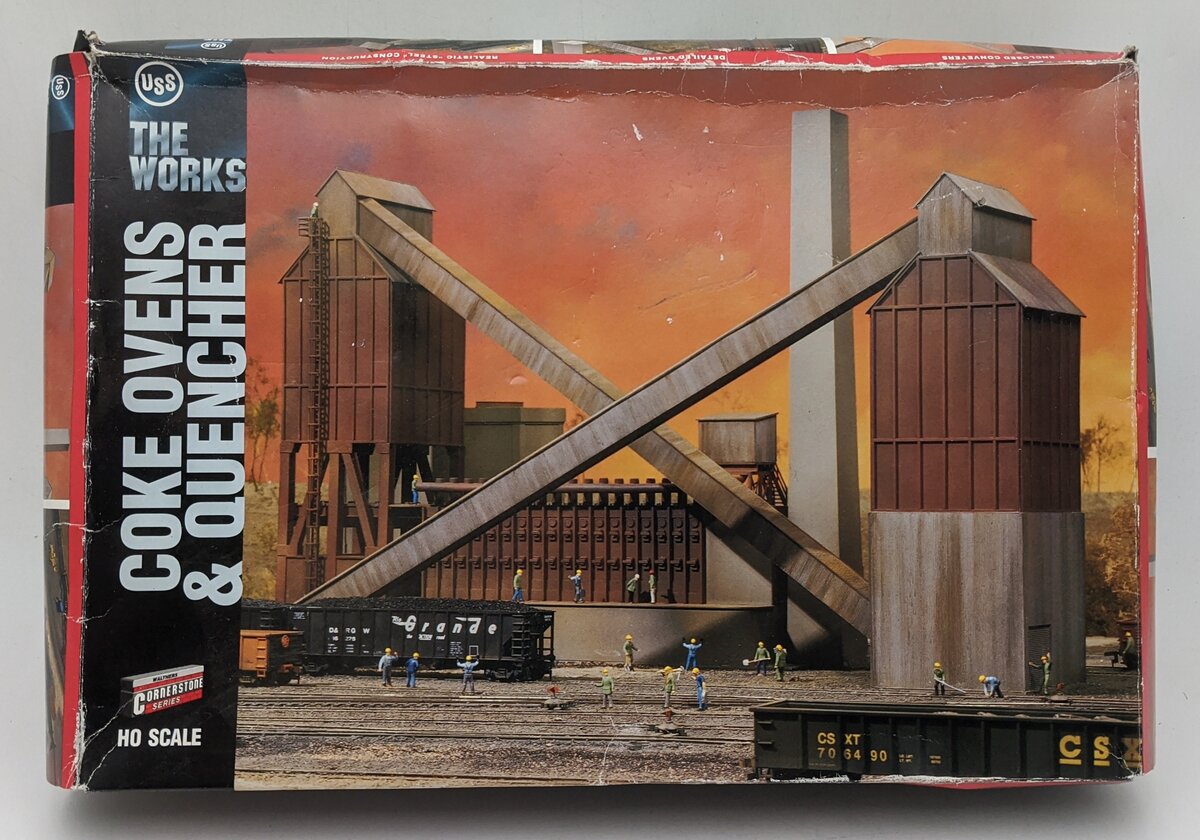 Walthers 933-3053 HO Coke, Ovens, & Quencher Structure Cornerstone Series Kit NIB