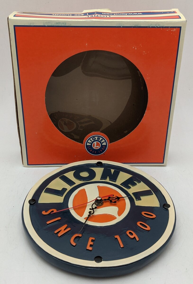 Lionel 7-11125 Ceramic Battery Wall Clock NIB