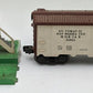 Lionel 3662 Vintage O Brown & White Automatic Reefer Car w/AAR Trucks & Platform/Box