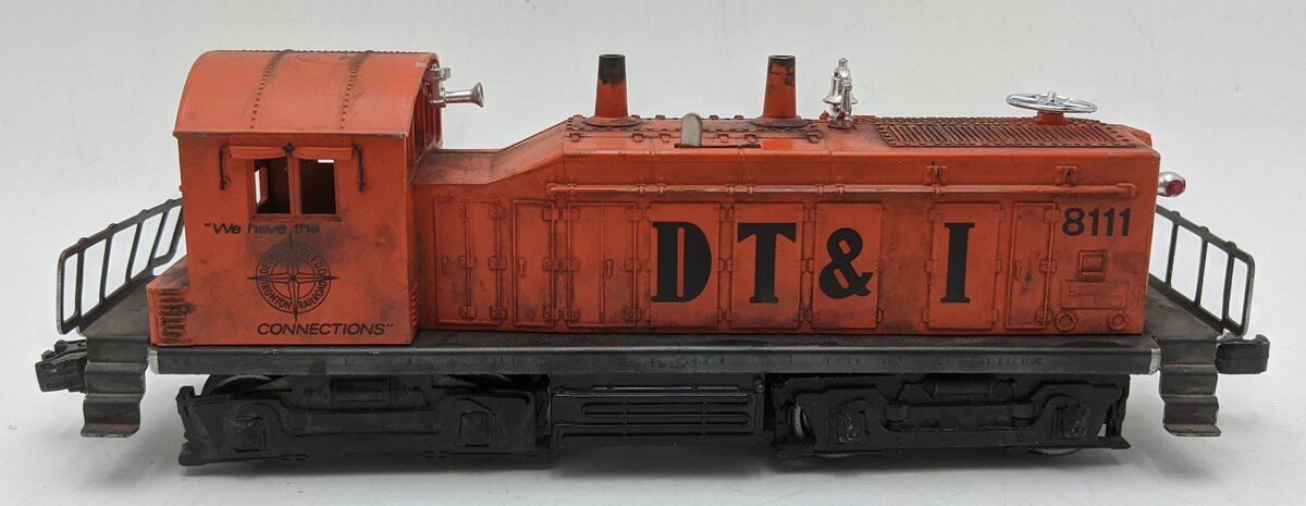 Lionel 6-8111 O Gauge DT&I NW-2 Switcher Diesel Locomotive - Custom Weathered