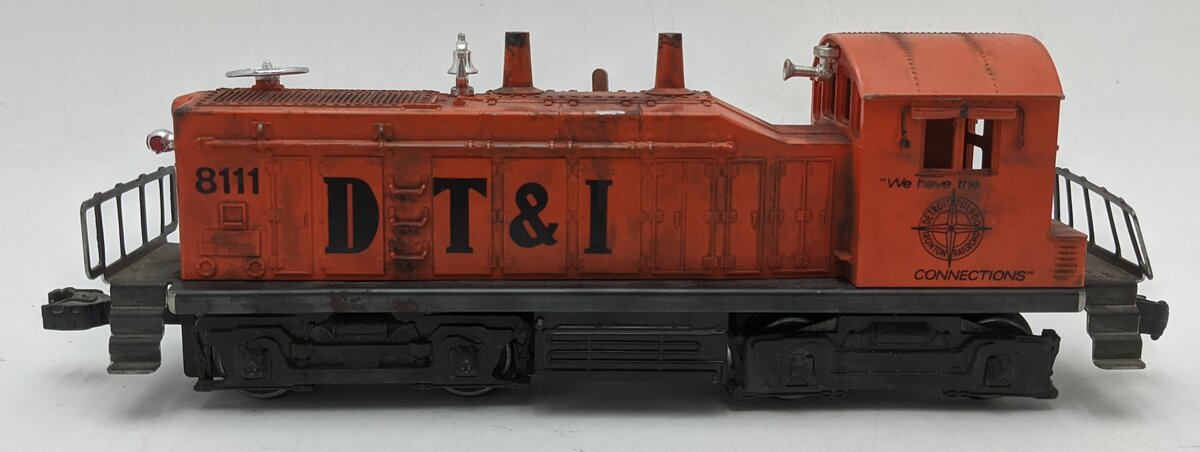 Lionel 6-8111 O Gauge DT&I NW-2 Switcher Diesel Locomotive - Custom Weathered