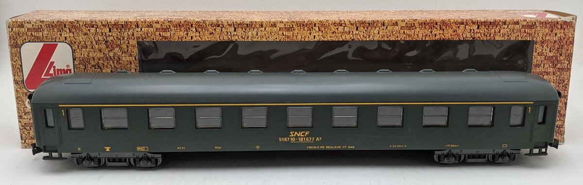 Lima 316601 O Scale French Railways Passenger Car EX/Box
