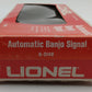 Lionel 6-2140 O Operating Banjo Signal/Box