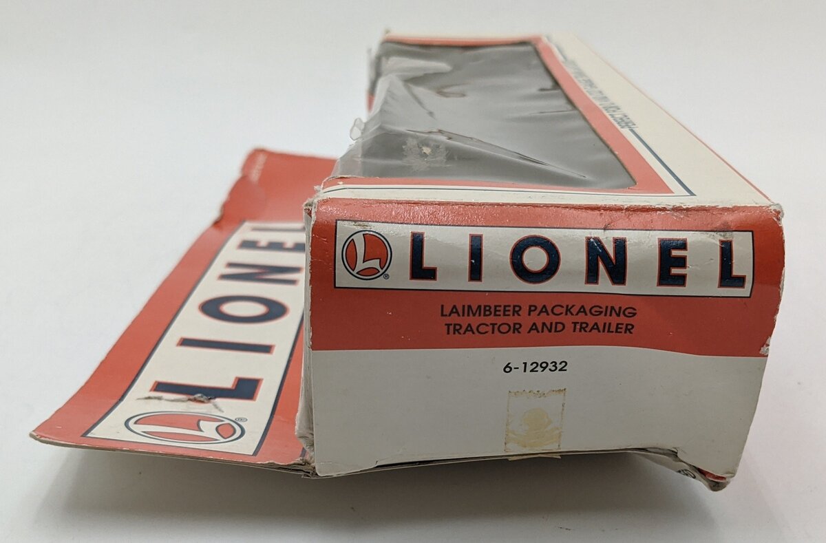 Lionel 6-12932 O Gauge Laimbeer Packaging Tractor Trailer Truck LN/Box