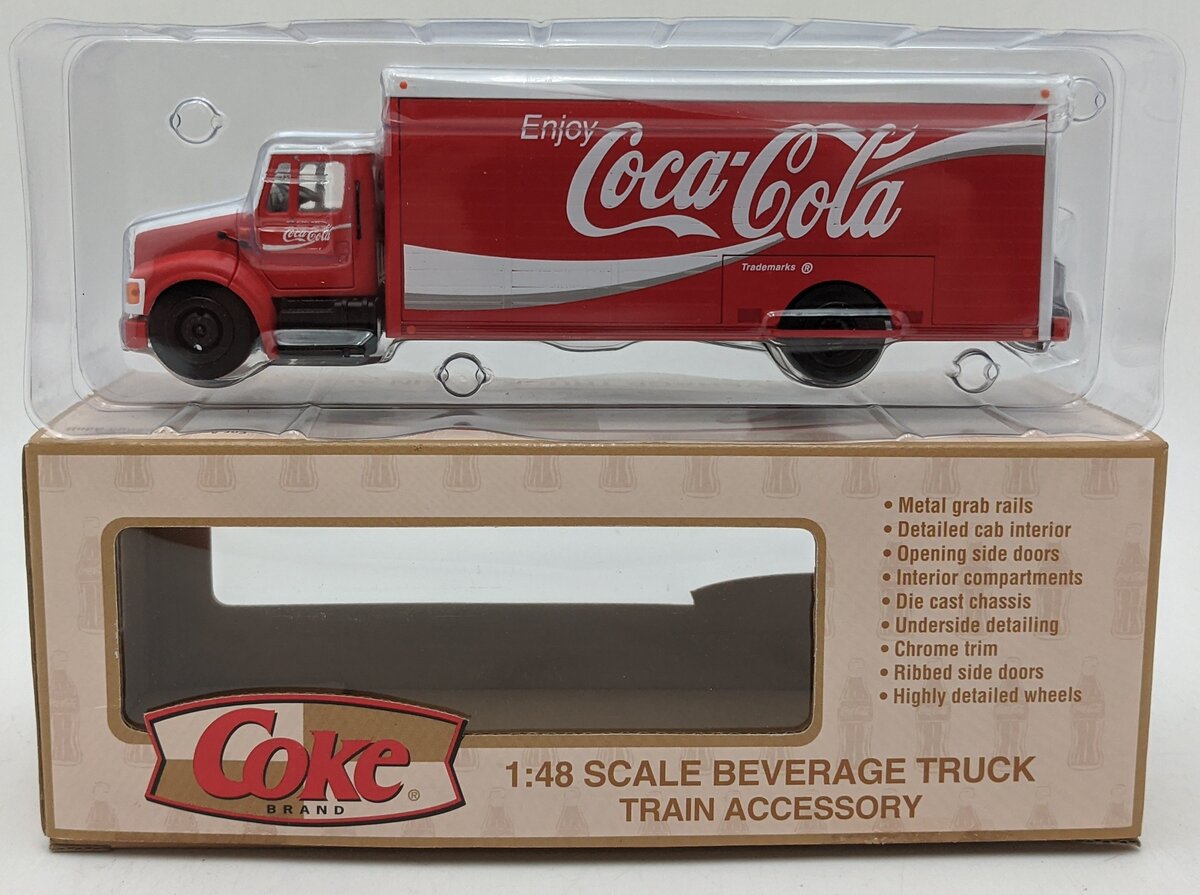 K-Line K872-001 1:48 Diecast Coca-Cola Nostalgic Beverage Truck NIB