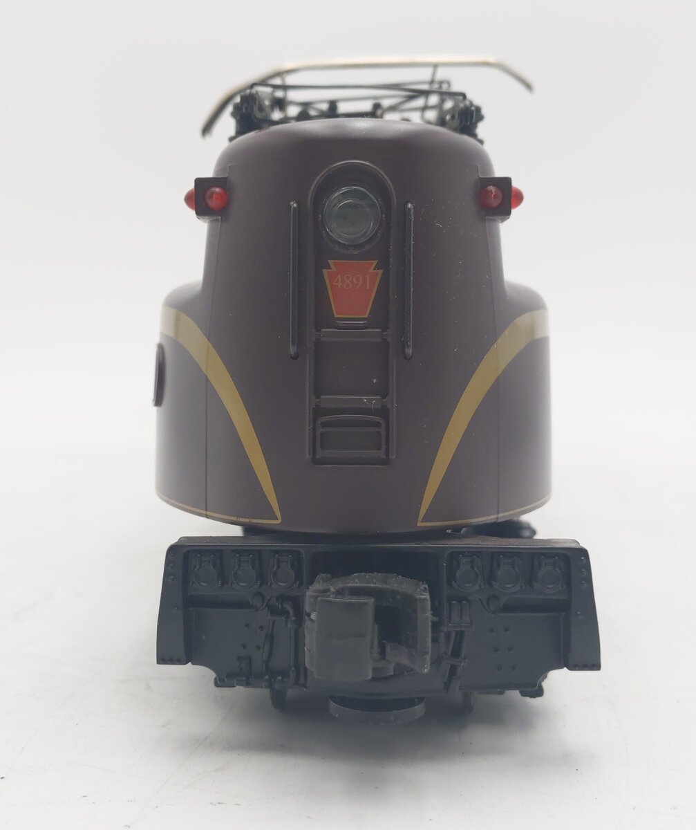 Williams 74406 O PRR Tuscan 1 Stripe GG-1 Dummy Electric Locomotive #4891 VG