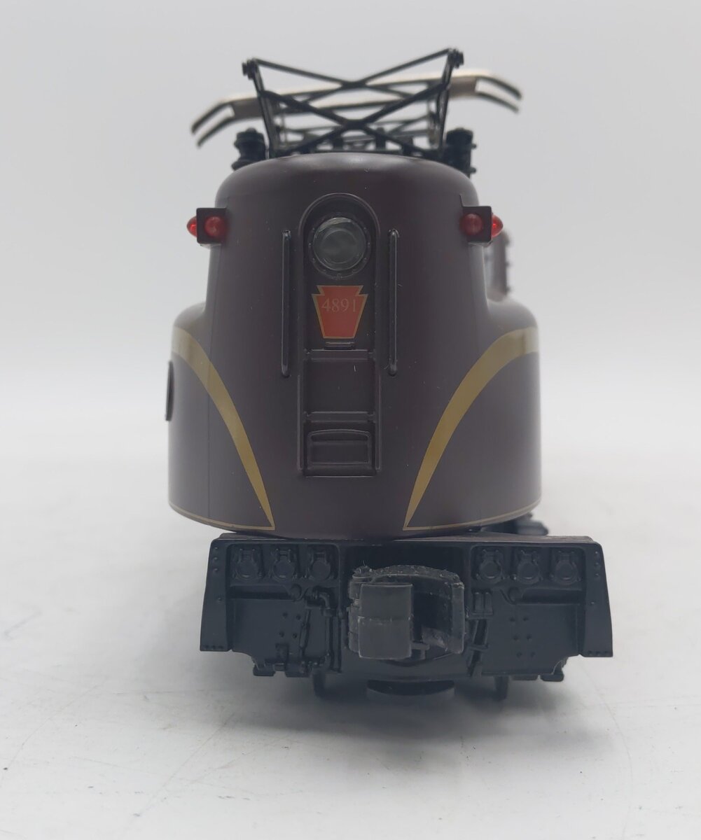 Williams 74406 O PRR Tuscan 1 Stripe GG-1 Dummy Electric Locomotive #4891 VG