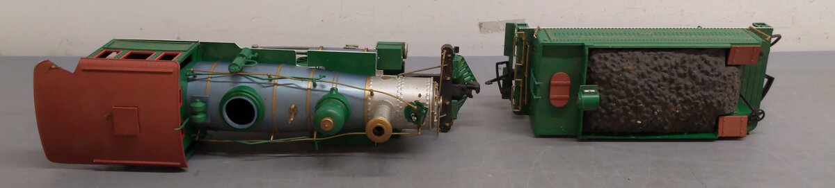 Bachmann 90-0100-27 G Scale Santa Fe Big Hauler Loco & Tender #7 VG
