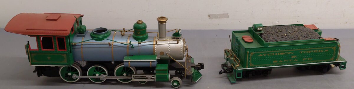 Bachmann 90-0100-27 G Scale Santa Fe Big Hauler Loco & Tender #7 VG