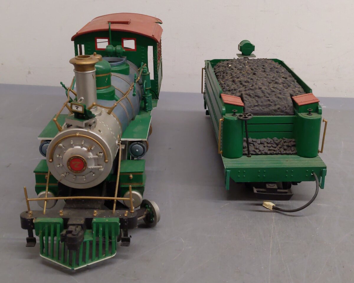 Bachmann 90-0100-27 G Scale Santa Fe Big Hauler Loco & Tender #7 VG