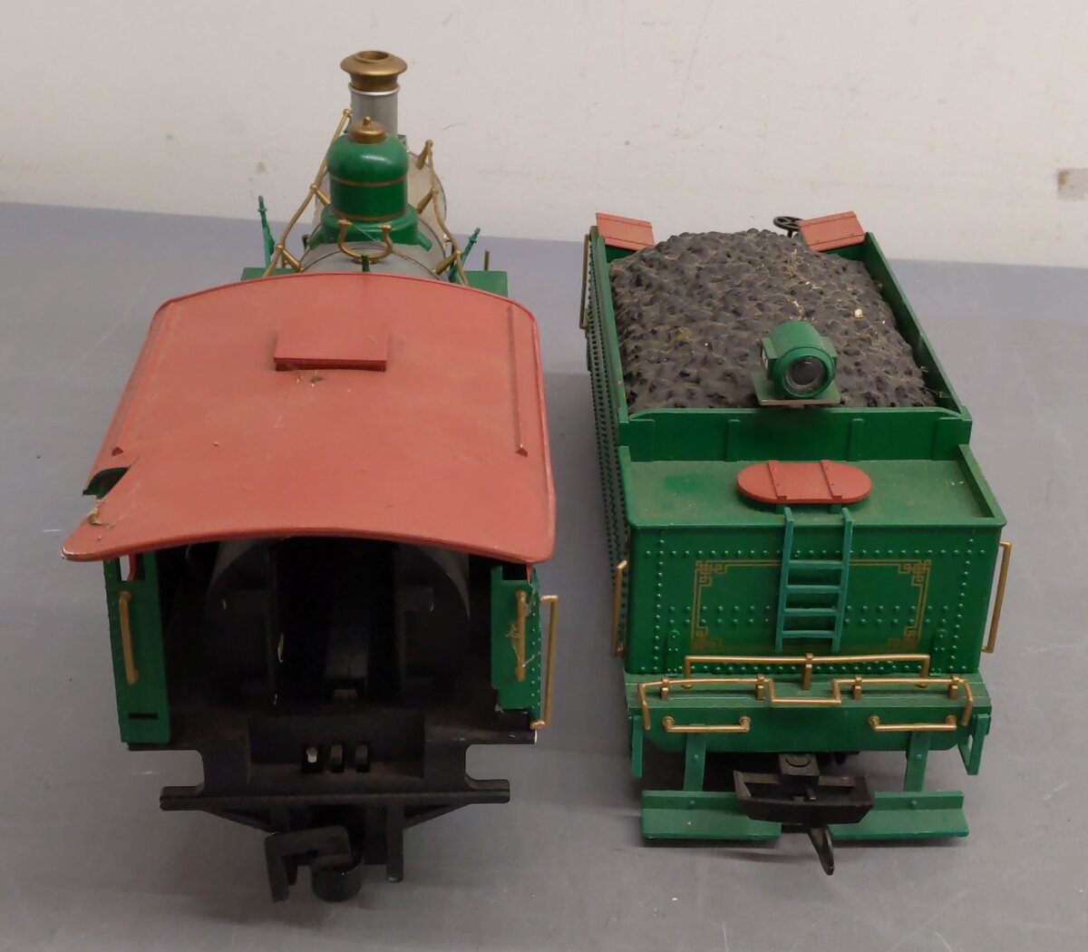 Bachmann 90-0100-27 G Scale Santa Fe Big Hauler Loco & Tender #7 VG