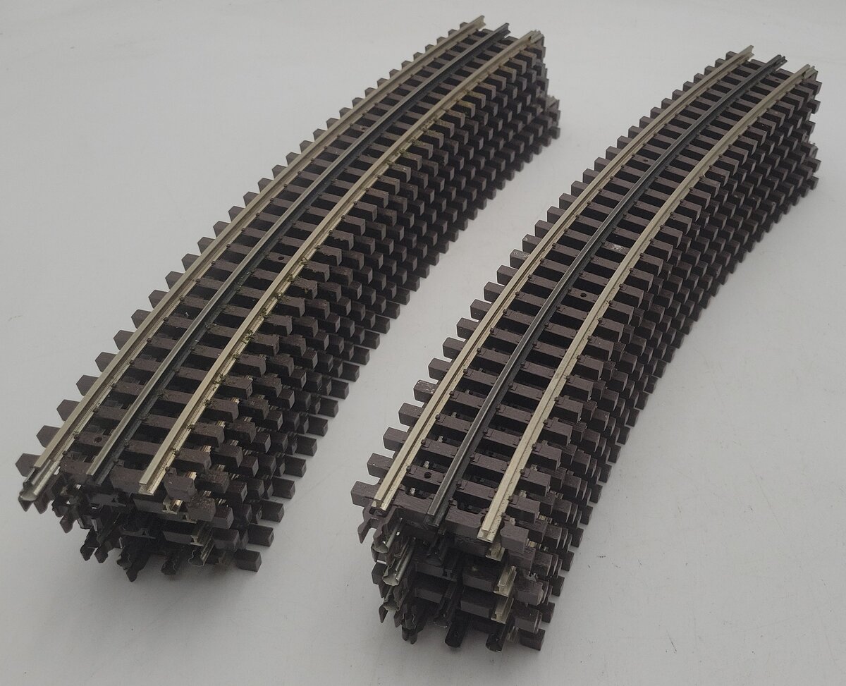 Atlas 6062 O72 Full Curve Track Sections (12) EX