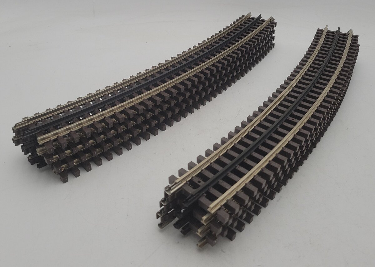 Atlas 6011 O Gauge O81 Curved Track (8) EX